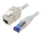 Prelungitor RJ45 3m Gri Cat6a, Logilink