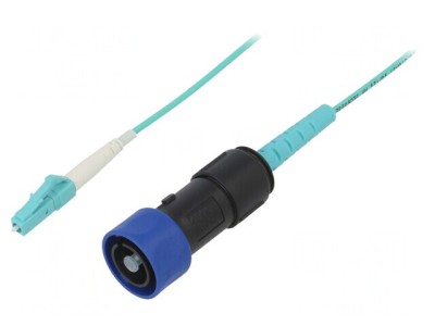 Patch Cord Fibră Optică Simplex Multimod Baionetă foto