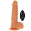 Vibratoare realiste - ToyJoy Get Real Dezbracat Vibrator Realist din Silicon cu Bile Rotative in Interior 21 cm, Toy Joy