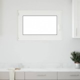 vidaXL Fereastră de subsol &bdquo;RISOR&rdquo; 90x70 cm oscilo-batantă DIN st&acirc;nga, albă