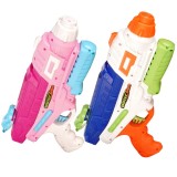 Set 2x pistol cu apa pentru copii, rezervor, pentru piscina/plaja, flippy, 6ani+, roz + albastru, 600 ml