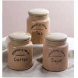 Set 3 Recipiente pentru condimente, Ceramica, 10x14cm, Country Home