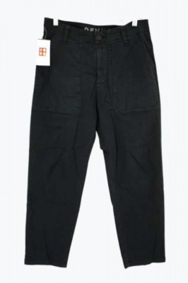 Pantaloni Denham W34 L30, Talie 95 cm, lungimea exterioara a cracului 100 cm, Negru, W34-L30 US foto