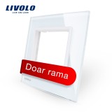 Cumpara ieftin Rama priza simpla Livolo din sticla SmartElectro IntelligentHouse