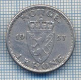 AX 407 MONEDA - NORVEGIA - 1 KRONE -ANUL 1957 -STAREA CARE SE VEDE, Europa