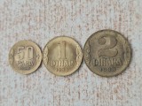 Lot 0,50- 1- 2 dinari 1938 - Serbia., Europa, Bronz