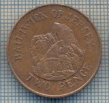 AX 456 MONEDA - JERSEY - TWO PENCE -ANUL 1990 -STAREA CARE SE VEDE, Europa