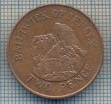 AX 456 MONEDA - JERSEY - TWO PENCE -ANUL 1990 -STAREA CARE SE VEDE