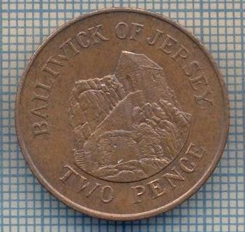 AX 456 MONEDA - JERSEY - TWO PENCE -ANUL 1990 -STAREA CARE SE VEDE foto