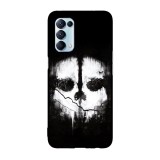 Husa compatibila cu Oppo A52, Viceversa, model Ghosts Call of Duty, Silicon, TPU, Transparent, Carcasa