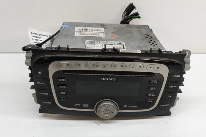 Unitate radio CD FORD FOCUS II Cabrio 2007 OEM: 7M5T-18C939-KD,VP6M2F-18C821-FA | 29753867