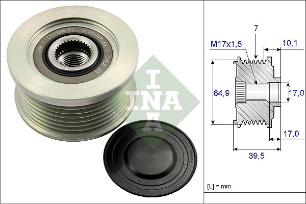 INA 535 0177 10 Sistem roata libera, generator
