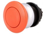 Comutator apăsare 22mm roșu