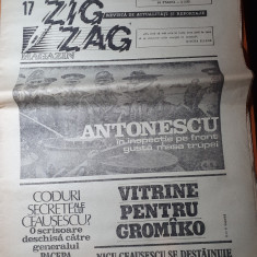 ziarul zig zag 3-9 iulie 1990-interviu nicu ceausescu,articol mircea dinescu