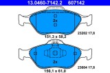 ATE 13.0460-7142.2 set placute frana,frana disc