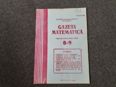 GAZETA MATEMATICA NR 8-9 /1990 RF3