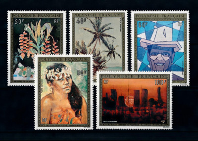 Polinezia Franceza 1974 - Pictura, arta, serie neuzata foto