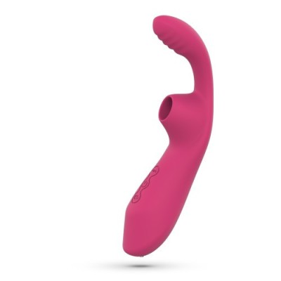 Stimulare clitoris - Crushious Cyrano Stimulator Clitoridian Reincarcabil Moduri de Suctiune si Vibratie pentru Orgasme de Poveste foto