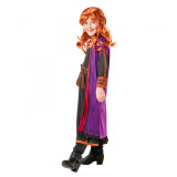 Set costum Disney Deluxe Anna si peruca, Regatul de gheață 2, Frozen 2, marime M, 5 - 6 ani
