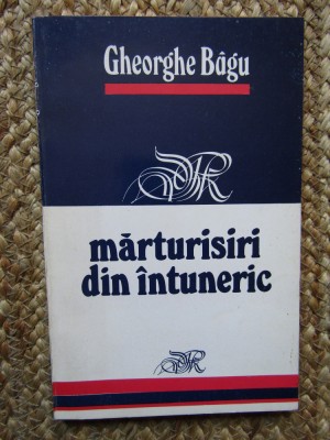 MARTURISIRI DIN INTUNERIC - GHEORGHE BAGU , 1993 foto