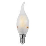 Bec LED cu filament LED E14 4W 6400K alb rece sticla mata V-TAC, Vtac