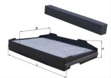 Filtru habitaclu cu carbon activ MAHLE LAK255