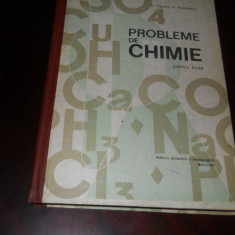 Probleme De Chimie Pentru Licee - D. Tanase, P. Podareanu 1973