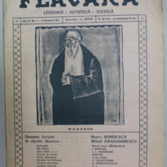 FLACARA , REVISTA LITERARA , ARTISTICA , SOCIALA , ANUL III , NR. 4 , 9 NOIEMBRIE , 1913