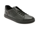 Pantofi sport RIEKER negri, B9912, din piele naturala