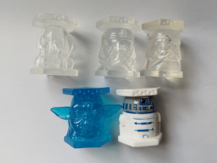 bnk jc Panini Abaton Star Wars - lot 5 figurine diferite