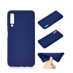 Husa Telefon Silicon Samsung Galaxy A7 2018 a750 Matte Dark Blue