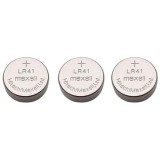 Baterii alcaline Maxell, tip buton, LR41, AG3, 392A,10 bucati/blister