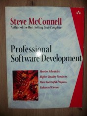 Professional Software Development- Steve McConnell