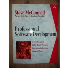 Professional Software Development- Steve McConnell