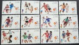 Zair &ndash; Campionatul Mondial de Fotbal Espa&ntilde;a &rsquo;82 &ndash; set 12 timbre, stare excelentă