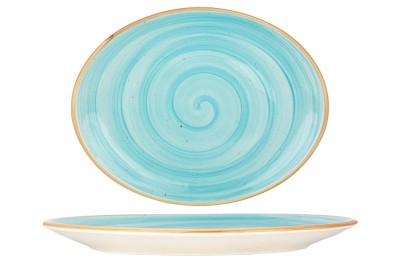 Bonna Placa de service - Aqua - Por&amp;Aring;&amp;pound;elan - 36x28 cm - set de 2 foto