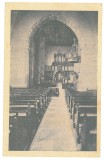 5764 - DEJ, Cluj, Reformed Church, interior, Romania - old postcard - unused