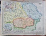 Harta Tarile Romane in Razboiul cu Turcii (epoca lui Stefan cel Mare), tiparita la Institutul Cartografic Unirea Brasov / de Prof N. A. Constantinescu