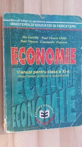 Economie manual pentru clasa a XI-a- Ilie Gavrila, Dan Nitescu