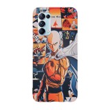 Husa compatibila cu Oppo A54 5G, Viceversa, model Saimata Fist One Punch Man, Silicon, TPU, Transparent, Carcasa