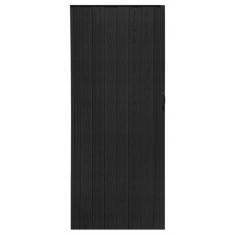 Usa de interior plianta tip acordeon, 203x80cm, negru, 0,7mm foto