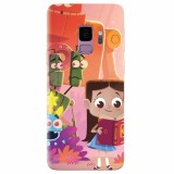 Husa silicon pentru Samsung S9, Children Kids Robots Illustration Colorful K