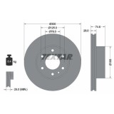 Set disc frana Iveco Daily 4 Autobus 05.06-12.16, Daily 4 Box 05.06-03.12, Daily 4 Platform / Chassis 05.06-03.12, Daily 5 Box 09.11-02.14, Daily 5 B