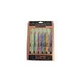 Set 6 creioane de ochi cu sclipici, Chicosmetique, Shimmers