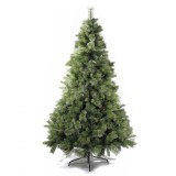 Cumpara ieftin Brad artificial verde cu sclipici auriu si conuri Colorado &Oslash; 130 cm x 210 h