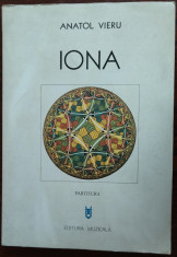 ANATOL VIERU-IONA/JONA(OPERA DUPA MARIN SORESCU/GRAVURI ESCHER)[PARTITURA, 1980] foto