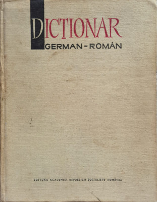 Dictionar German-roman - Colectiv ,554567 foto