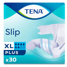 Scutece pentru incontinenta adulti, Tena Slip Plus, marime XL, 30 bucati