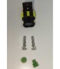 Set conector cablu Superseal 1.5 mama mufa 2 pin 2 pini inclusi + 2, TE Connectivity