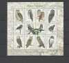 UCRAINA 2003 FAUNA PASARI BUFNITE, Nestampilat